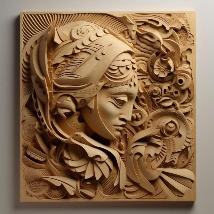 نموذج ثلاثي الأبعاد لآلة CNC 3D Art 